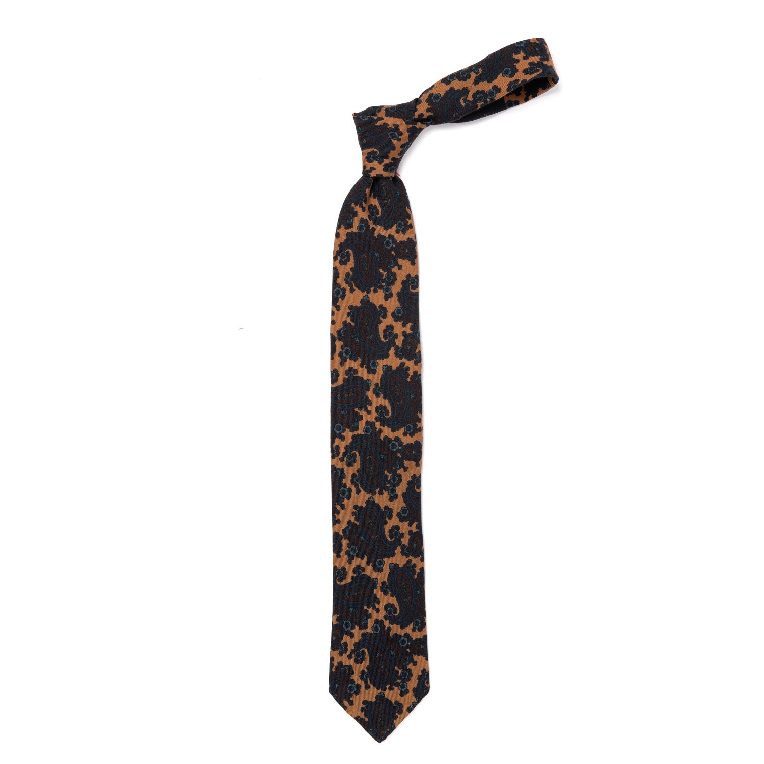 CA Archivio Storico: Tie "Cachemire Turco" made of pure Wool - hand-rolled